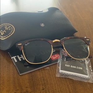 RayBan Clubmaster Sunglasses NWOT